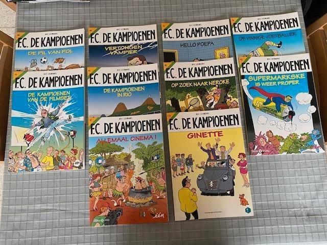 Lot van 10 strips FC De Kampioenen EERSTE DRUK nieuw, Livres, BD, Enlèvement ou Envoi