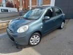 Nissan Micra 1.2i, 85700 km, climatisation, navigation..., 5 places, Tissu, Bleu, Achat