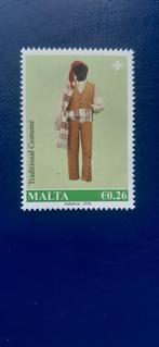 Postzegels Malta 2 zegels 2018 Traditionele Kostuums, Postzegels en Munten, Verzenden, Postfris, Overige thema's