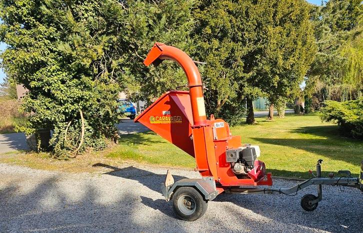 Broyeur remorque Caravaggi 340 kg, Tuin en Terras, Hakselaars, Zo goed als nieuw, Ophalen
