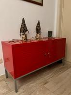 Ikea PS metalen lockerkast, rood, 2 stuks, 118x63x40, Huis en Inrichting, Ophalen, Gebruikt
