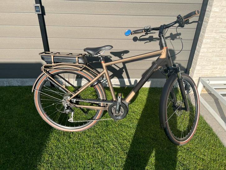 Elektrische herenfiets / Bosch middenmotor, Vélos & Vélomoteurs, Vélos électriques, Comme neuf, Autres marques, 51 à 55 cm, 50 km par batterie ou plus