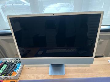  iMac 24" blauw — M1-chip — 16 GB RAM — 512 GB SSD beschikbaar voor biedingen
