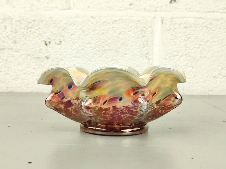Antiek glazen Kralik millefiori schaaltje, Antiek en Kunst, Antiek | Schalen, Ophalen of Verzenden