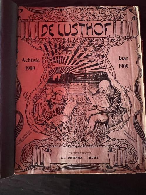 Bundeling "De Lusthof" 1909 tem 1913 - A J Wittertyck Brugge, Antiquités & Art, Antiquités | Livres & Manuscrits, Enlèvement ou Envoi