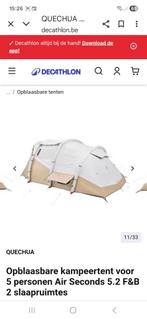 Opblaasbare tent, Caravans en Kamperen, Ophalen, Zo goed als nieuw, Tot en met 5