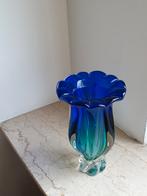 Vase en verre torsadé de murano vintage, Enlèvement ou Envoi