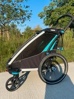 Fietskar Thule Chariot Lite 1, Fietsen en Brommers, Fietsaccessoires | Aanhangwagens en Karren, Ophalen, Gebruikt, Opvouwbaar