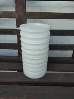 10 stapelbare Tupperware pots opbergdozen wit, Huis en Inrichting, Ophalen, Zo goed als nieuw, Wit, Bak of Kom