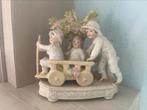 Figurine enfants sur un chariot, Comme neuf