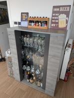 Drank Kast / Glazen Kast met WiFi LED Lights, Ophalen, Zo goed als nieuw