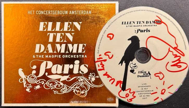 ELLEN TEN DAMME - Paris ( CD; gesigneerd ), Cd's en Dvd's, Cd's | Franstalig, Verzenden