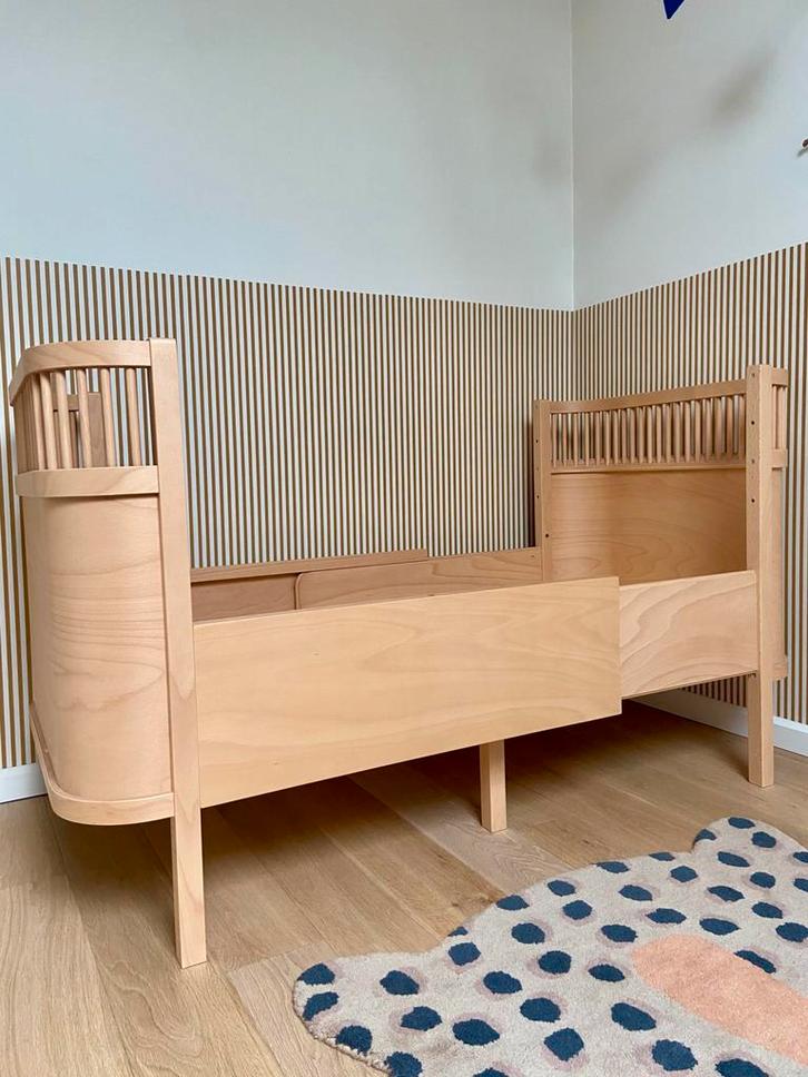 Sebra bed baby&junior meegroeibed berkenhout perfecte staat, Kinderen en Baby's, Kinderkamer | Bedden, Zo goed als nieuw, Ophalen