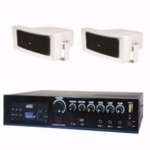 100 Volt omroep set voor de voetbal club Nieuw, Audio, Tv en Foto, Stereoketens, Nieuw, Speakers, Ophalen of Verzenden