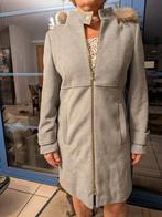 Jas met afneembare capuchon blauwgrijs maat M, Ophalen of Verzenden, Zo goed als nieuw, Blauw