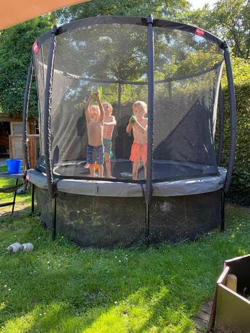 BERG CHAMPION REGULAR 330 GREY, Kinderen en Baby's, Speelgoed | Buiten | Trampolines, Ophalen, Gebruikt