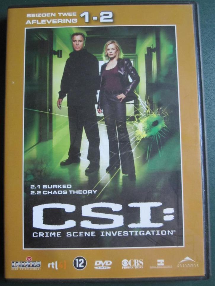 CSI: Crime Scene Investigation Seizoen twee-Aflevering 1 & 2, Cd's en Dvd's, Dvd's | Tv en Series, Zo goed als nieuw, Thriller