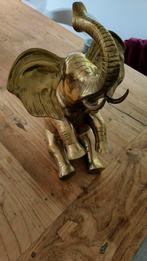 Indrukwekkende Bronzen Olifant – 40 cm Hoog – Eyecatcher!, Antiek en Kunst, Ophalen, Brons