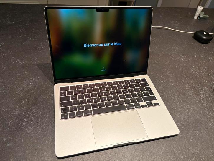 Macbook Air 13 pouces 2024 (M3) 16GB 512 GB Argent Azerty, Informatique & Logiciels, Apple Macbooks, Comme neuf, MacBook, 13 pouces