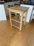 Desserte IKEA BEKVÄM bouleau, 58x50 cm, Ophalen, Gebruikt