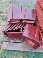 Dekstenen, keramisch, Doe-het-zelf en Bouw, Gebruikt, Steen of Klei, Rood, Ophalen