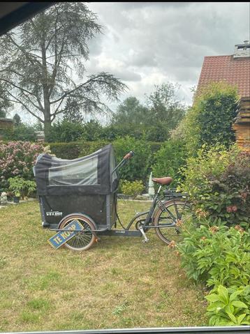 Bakfiets enkel 7km gereden beschikbaar voor biedingen