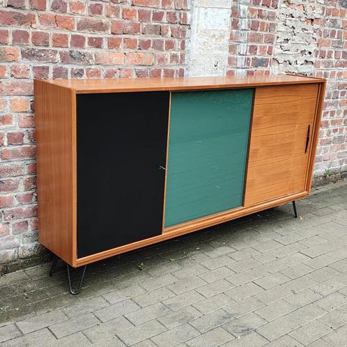 Dressoir Vintage dressoir jaren 60 berken, Huis en Inrichting, Woonaccessoires | Overige, Zo goed als nieuw, Ophalen