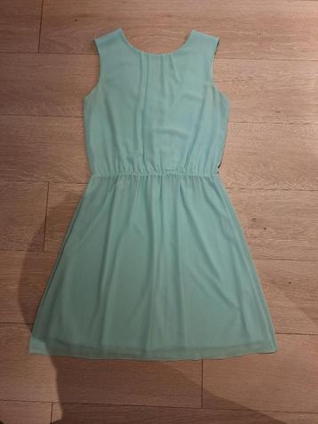 Zomerkleedje, merk Lola Liza, maat 36, mintgroen+gouden riem, Kleding | Dames, Jurken, Ophalen, Lola & Liza, Zo goed als nieuw