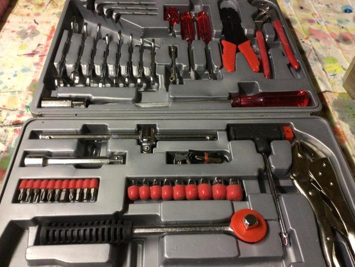 Coffret à outils 100 pièces, Doe-het-zelf en Bouw, Gereedschapskisten, Ophalen