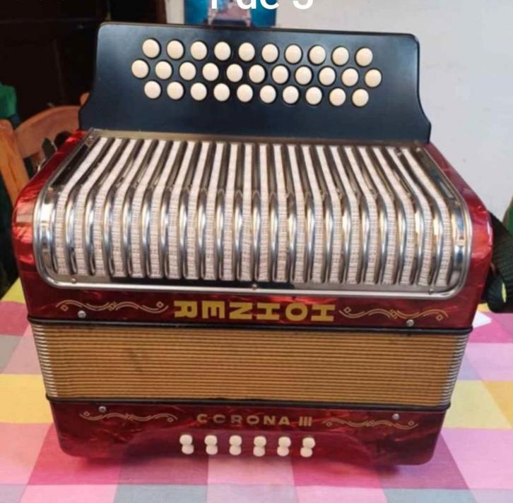 Accordéon diatonique professionnel, Muziek en Instrumenten, Accordeons, Zo goed als nieuw, Ophalen of Verzenden