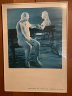 Poster George Segal & Botero - Casino Knokke, Comme neuf, Autres sujets/thèmes, Enlèvement, Avec cadre