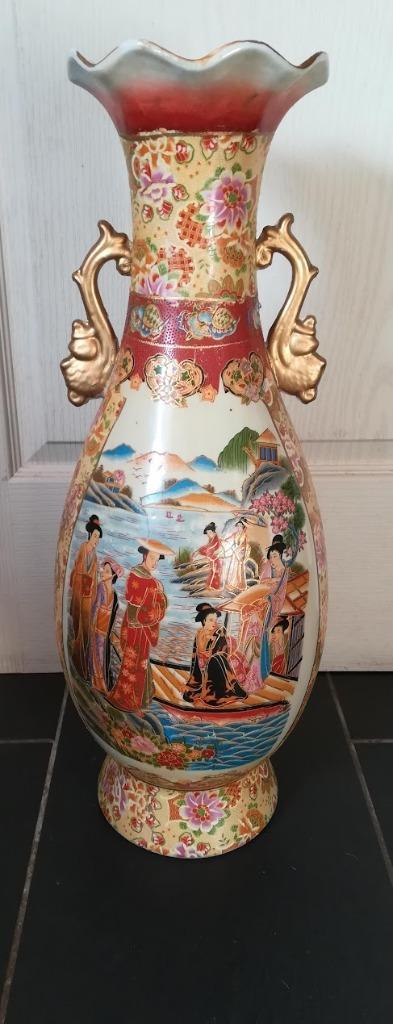 Grote chinese vaas, Maison & Meubles, Accessoires pour la Maison | Vases, Comme neuf, 50 à 75 cm, Enlèvement ou Envoi