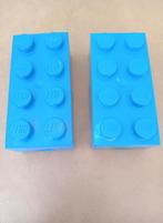 lot de 2 briques de rangement Lego avec 8 boutons, Gebruikt, Lego, Ophalen, Losse stenen