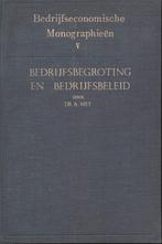 BEDRIJFSBEGROTING EN BEDRIJFSBELEID - 1951, Boeken, Gelezen, Ophalen of Verzenden, Dr. Abram Mey, Economie en Marketing