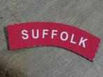 Brits WW2 Suffolk Regiment shoulder title, Ophalen, Landmacht, Embleem of Badge