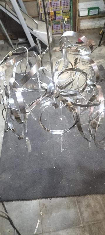 Lustre chrome cristal  beschikbaar voor biedingen