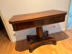 Antieke Biedermeier speeltafel ca 1840 mahoniehout, Ophalen