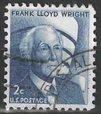 USA 1965 - Yvert 794 - Frank Lloyd Wright (ST), Timbres & Monnaies, Timbres | Amérique, Affranchi, Envoi