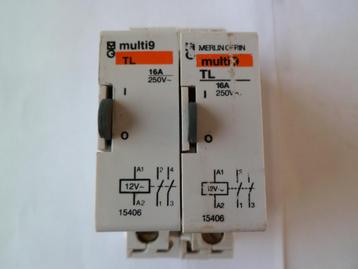 Relais d'impulsion modulaires Merlin Gerin Multi 9 TL 15406, Enlèvement ou Envoi, Comme neuf