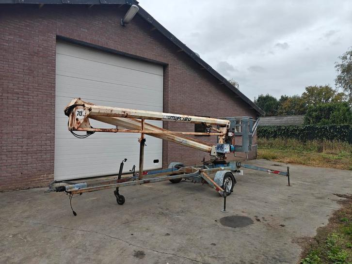 Simon Gofor-120 aanhanger hoogwerker, Doe-het-zelf en Bouw, Steigers, Zo goed als nieuw, Ophalen of Verzenden