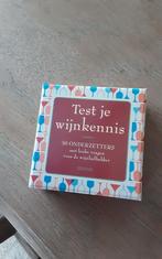 Leuke kaartjes.Test je wijnkennis.NIEUW, Ophalen, Zo goed als nieuw