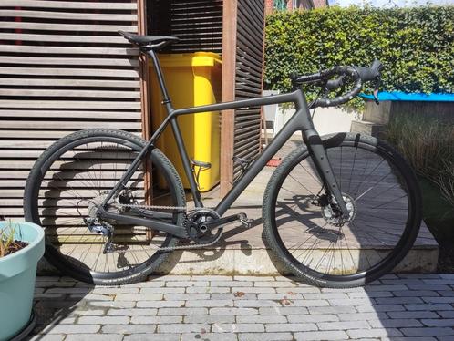 Gravelbike maat 56 carbon, Vélos & Vélomoteurs, Vélos | Vélos de course, Comme neuf, Autres marques, Carbone, Enlèvement ou Envoi