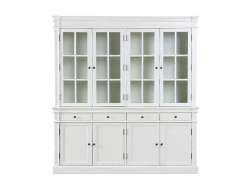 Buffet 6 portes - Blanc, Maison & Meubles, Armoires | Buffets, Utilisé, 200 cm ou plus, 100 à 150 cm, 25 à 50 cm, Avec tiroir(s)