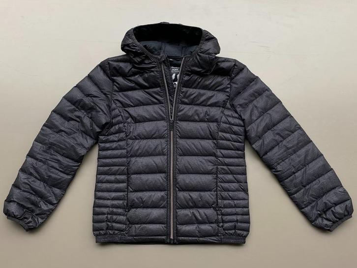 Jas lichte echte dons zwart C&A 152, Kinderen en Baby's, Kinderkleding | Maat 152, Zo goed als nieuw, Jongen of Meisje, Jas, Ophalen of Verzenden