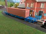 NMBS SNCB | Märklin 47136 | Sgnss | Containerwagen |, Wisselstroom, Ophalen of Verzenden, Analoog, Märklin