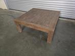 salontafel 110x110x46H in teakhout, Ophalen, 50 tot 100 cm, 100 tot 150 cm, Zo goed als nieuw