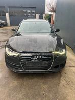 Audi a6 2.0TDI 3x sline *schade*, Auto's, Audi, 4 cilinders, Zwart, Leder, 5 deurs