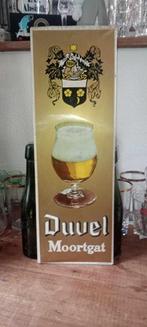 Brasserie bière ancienne pub Duvel, Enlèvement ou Envoi, Utilisé, Panneau, Plaque ou Plaquette publicitaire, Duvel