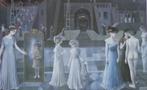 PAUL DELVAUX / LE TUNNEL / KLEUROFFSET / 71x101cm KADER SIG, Ophalen