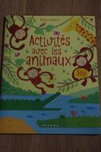 Livre Activités avec les animaux, Comme neuf, Non-fiction, Garçon ou Fille, 4 ans